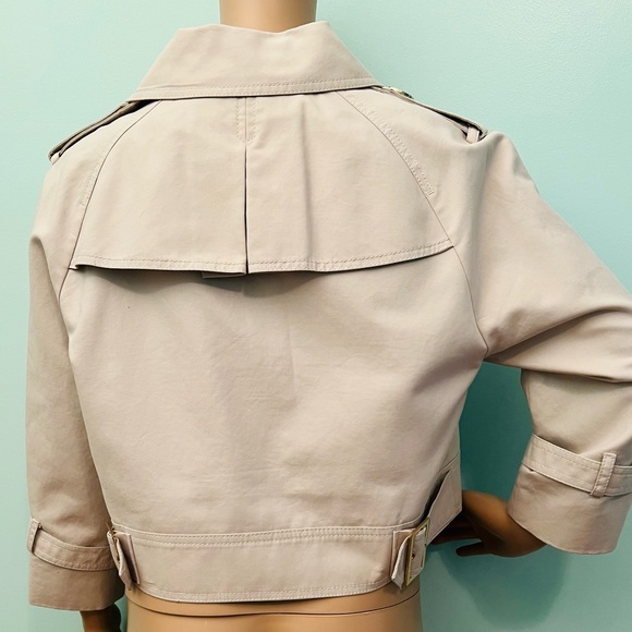 ⭐️ Ted Baker Boxy Crop Trench Jacket - Picture 5 of 13